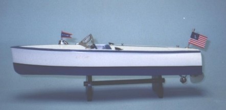 Blue and White Single Cockpit Racerlarge